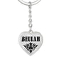 Beulah v01 - Heart Pendant Luxury Keychain