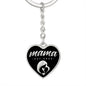 Mama, Est. 2020 v2 - Heart Pendant Luxury Keychain