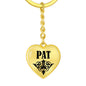 Pat v01 - Heart Pendant Luxury Keychain