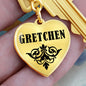 Gretchen v01 - Heart Pendant Luxury Keychain