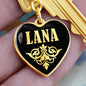 Lana v02 - Heart Pendant Luxury Keychain
