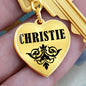Christie v01 - Heart Pendant Luxury Keychain