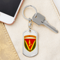 40th Artillery Brigade (Ukraine) - Luxury Dog Tag Keychain