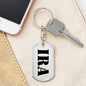 Ira - Luxury Dog Tag Keychain