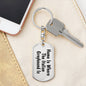 Italian Greyhound's Home - Luxury Dog Tag Keychain