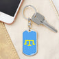 Tamga of Crimean Tatar Giray Dynasty - Luxury Dog Tag Keychain