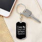 Love My English Springer Spaniel v2 - Luxury Dog Tag Keychain