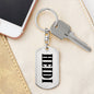 Heidi v01 - Luxury Dog Tag Keychain