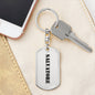 Salvatore - Luxury Dog Tag Keychain