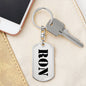 Ron - Luxury Dog Tag Keychain