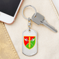 26th Artillery Brigade (Ukraine) - Luxury Dog Tag Keychain