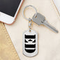 Ed - Luxury Dog Tag Keychain