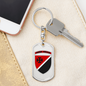 131st Reconnaissance Battalion (Ukraine) - Luxury Dog Tag Keychain