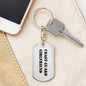 Coast Guard Girlfriend - Luxury Dog Tag Keychain