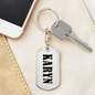 Karyn v01 - Luxury Dog Tag Keychain