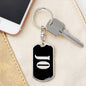 Jo v02 - Luxury Dog Tag Keychain