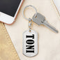 Toni v01 - Luxury Dog Tag Keychain