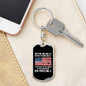 Our Flag - Luxury Dog Tag Keychain