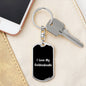 Love My Goldendoodle v5 - Luxury Dog Tag Keychain
