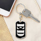 Ed v3 - Luxury Dog Tag Keychain