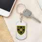28th Mechanized Brigade (Ukraine) - Luxury Dog Tag Keychain