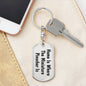 Miniature Pinscher's Home - Luxury Dog Tag Keychain