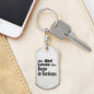 Dogue de Bordeaux - Luxury Dog Tag Keychain