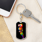 Parrot 01-2 - Luxury Dog Tag Keychain