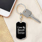 Love My Russell Terrier v2 - Luxury Dog Tag Keychain