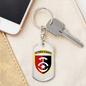 30th Mechanized Brigade (Ukraine) - Luxury Dog Tag Keychain