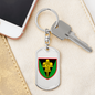 17th Tank Brigade (Ukraine) - Luxury Dog Tag Keychain