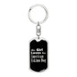 American Eskimo Dog v2 - Luxury Dog Tag Keychain