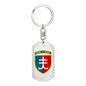 35th Marine Infantry Brigade (Ukraine) - Luxury Dog Tag Keychain