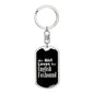 English Foxhound v2 - Luxury Dog Tag Keychain