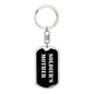 Soldier's Mother v2 - Luxury Dog Tag Keychain