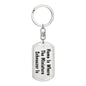Miniature Schnauzer's Home - Luxury Dog Tag Keychain