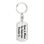 Doberman Pinscher's Home - Luxury Dog Tag Keychain