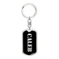 Caleb v3 - Luxury Dog Tag Keychain