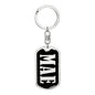 Mae v02 - Luxury Dog Tag Keychain
