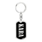 Kara v02 - Luxury Dog Tag Keychain