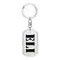 Eli - Luxury Dog Tag Keychain