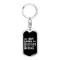 Kurilian Bobtail v2 - Luxury Dog Tag Keychain