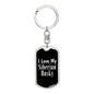 Love My Siberian Husky v2 - Luxury Dog Tag Keychain