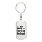 American Foxhound - Luxury Dog Tag Keychain