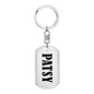 Patsy v01 - Luxury Dog Tag Keychain