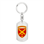 43rd Artillery Brigade (Ukraine) - Luxury Dog Tag Keychain