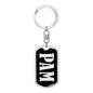 Pam v02 - Luxury Dog Tag Keychain