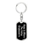Italian Greyhound's Home v2 - Luxury Dog Tag Keychain