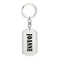 Joanne v01 - Luxury Dog Tag Keychain