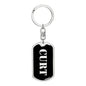 Curt v3 - Luxury Dog Tag Keychain